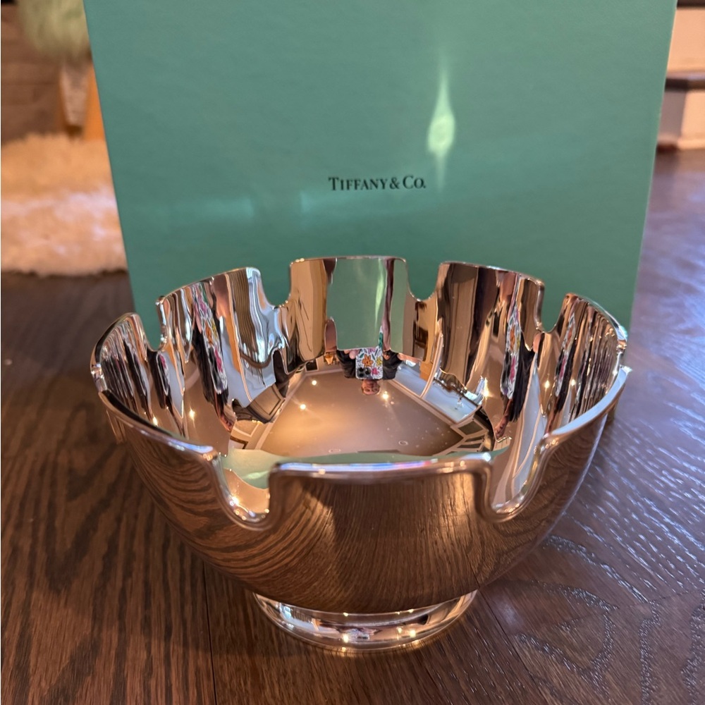 Tiffany & Co. Sterling Silver Vintage Mid Century Modern Monteith Bowl